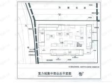 富力城商铺楼层平面图户型图