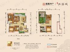 蜀鑫·江语城6室2厅3卫户型图