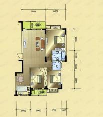 格林星城三房二厅二卫－129.16平方米-42套户型图