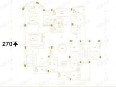 中庚红鼎天下中庚红鼎天下五室三厅三卫270平户型图