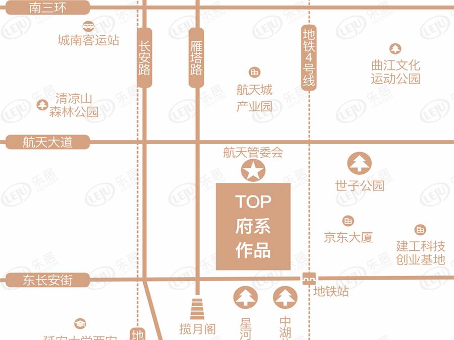 长安鑫苑府最新报价新鲜出炉，约19700元/㎡，户型建面约140~260㎡