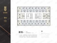 海悦国际大厦1室1厅1卫户型图