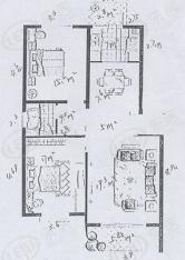 虹鹿小区二期房型: 二房;  面积段: 100 －110 平方米;
户型图