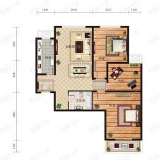 龙云香堤C户型户型图