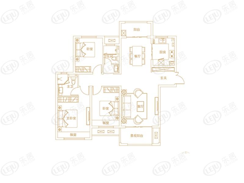 项目介绍| 邓州市邓州建业城主力户型为115~141.96㎡