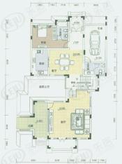 新湖·香格里拉房型: 单栋别墅;  面积段: 230 －340 平方米;户型图