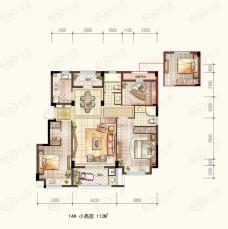 中房·未来盛园14#小高层112㎡户型图