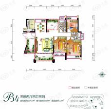 东奥御园B4户型户型图