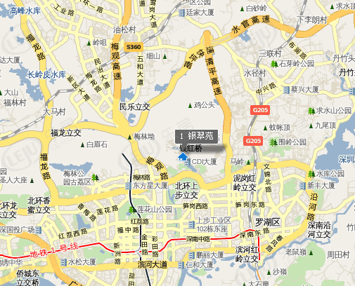 位置交通图