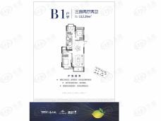 雨花尚东湾B1户型图