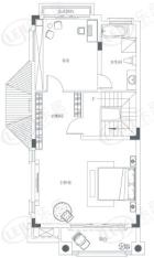 佳兆业水岸新都A1四房两厅三层户型图