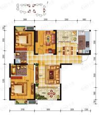 银诚东方国际B2户型户型图