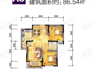 淮北港利上城国际A3户型户型图