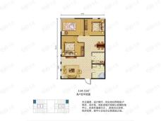 诺德清华里SOHO3室2厅1卫户型图