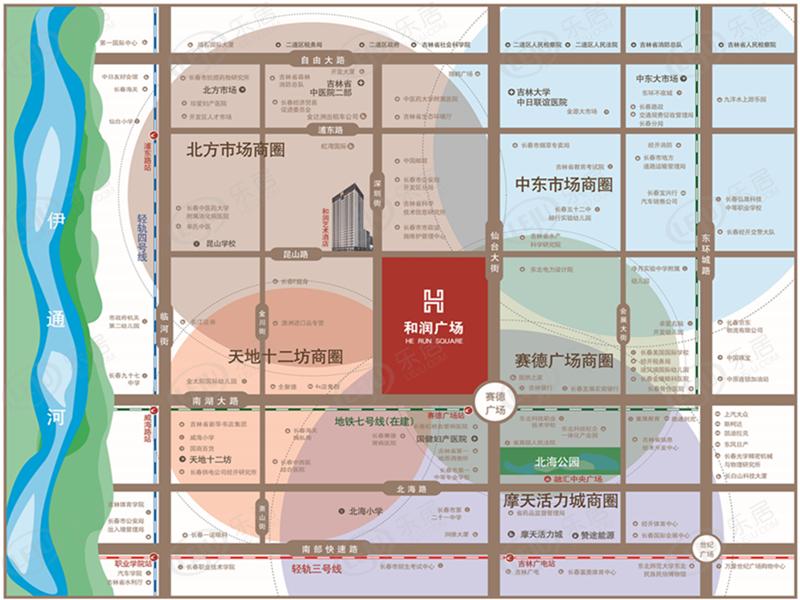 和润广场，地处南湖大路与深圳街交会临近地铁3号线,4号线,7号线周边，价格13500/平米。