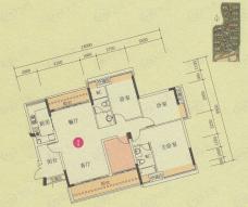 御龙湾3室2厅2卫户型图
