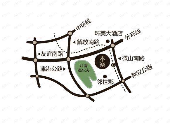 位置交通图