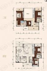 珠江鹅潭湾298平户型户型图