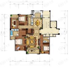 绿城御园4室2厅3卫户型图