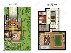 三圆鑫公馆4室3厅3卫户型图