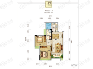 置地城·天玺H3户型图