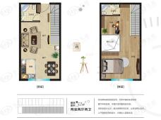 荣盛国际中心LOFT户型户型图