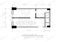 学府领地A区七号公寓平面户型户型图