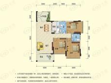 西环壹号院4室2厅2卫户型图