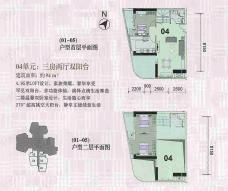 文德先生复式单位04单元户型图