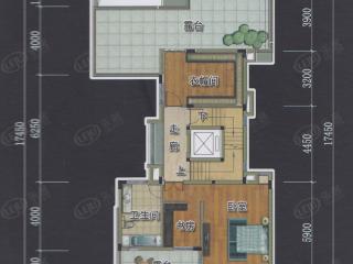印象琶洲公寓A1户型三层户型图
