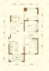 天山水榭花都高层2A-A-01户型图户型图