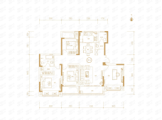 中建观湖珑府4室2厅2卫户型图