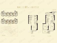 福晟弘府4室2厅3卫户型图