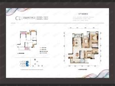 融汇温泉城C户型户型图