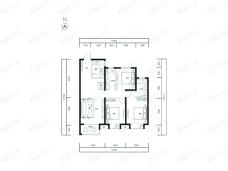 阳光·汾河湾D区四期116㎡三居户型户型图