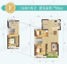 东原晴天见Y户型户型图