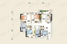 万地雅涛阁107平户型户型图