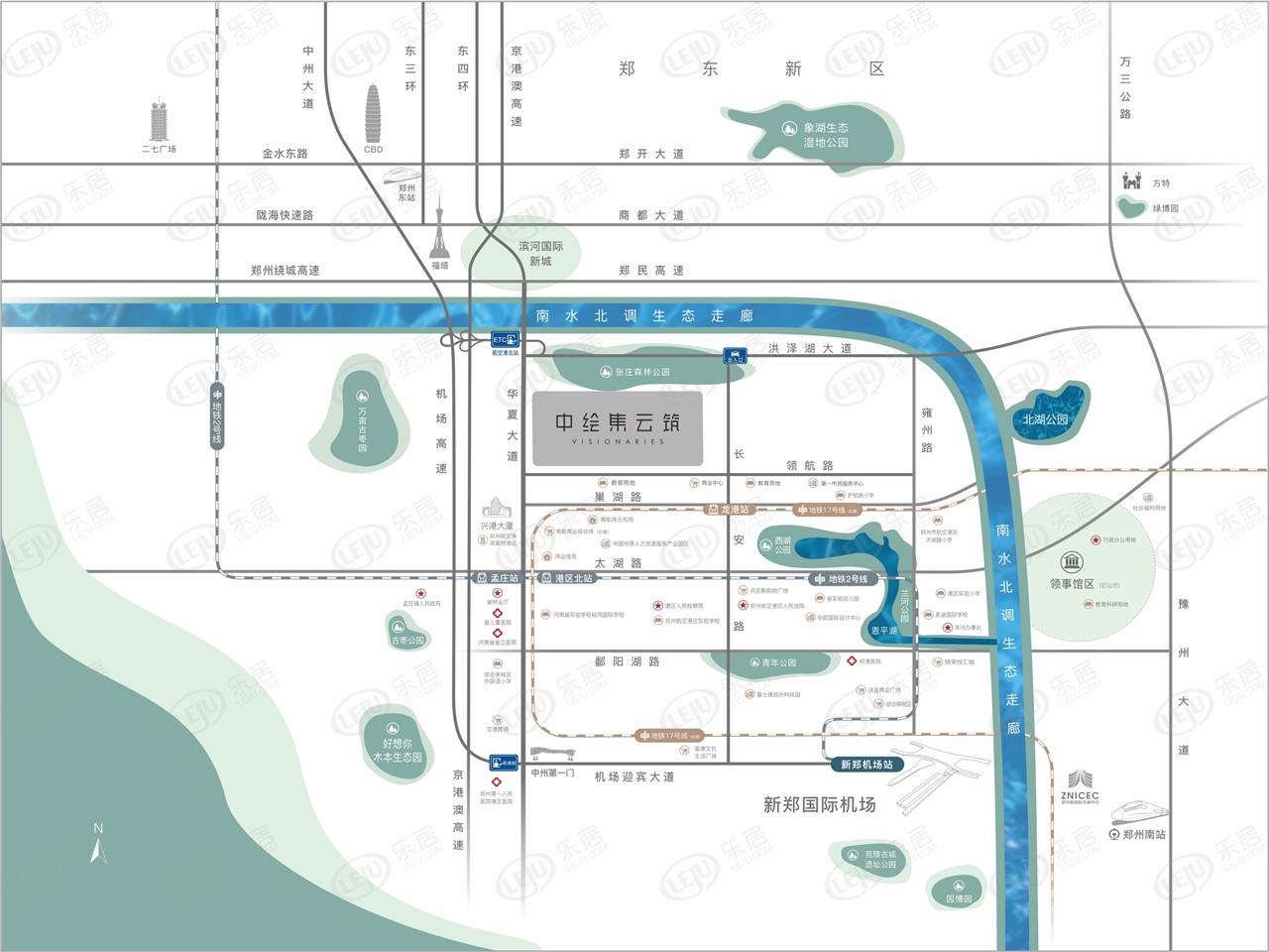 新郑市中绘集云筑最新价格出来啦，约11000元/㎡，户型建面约112~142㎡