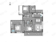 奥园和悦府188㎡四室户型图