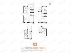 郑北孔雀城D2户型户型图