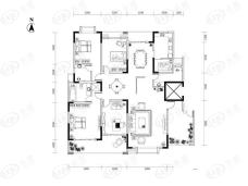 财富名园4室3厅2卫户型图