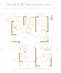 昆仑望岳4号/7号4-B户型户型图