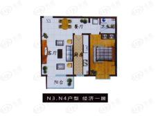 现代华城二期N3N4户型户型图