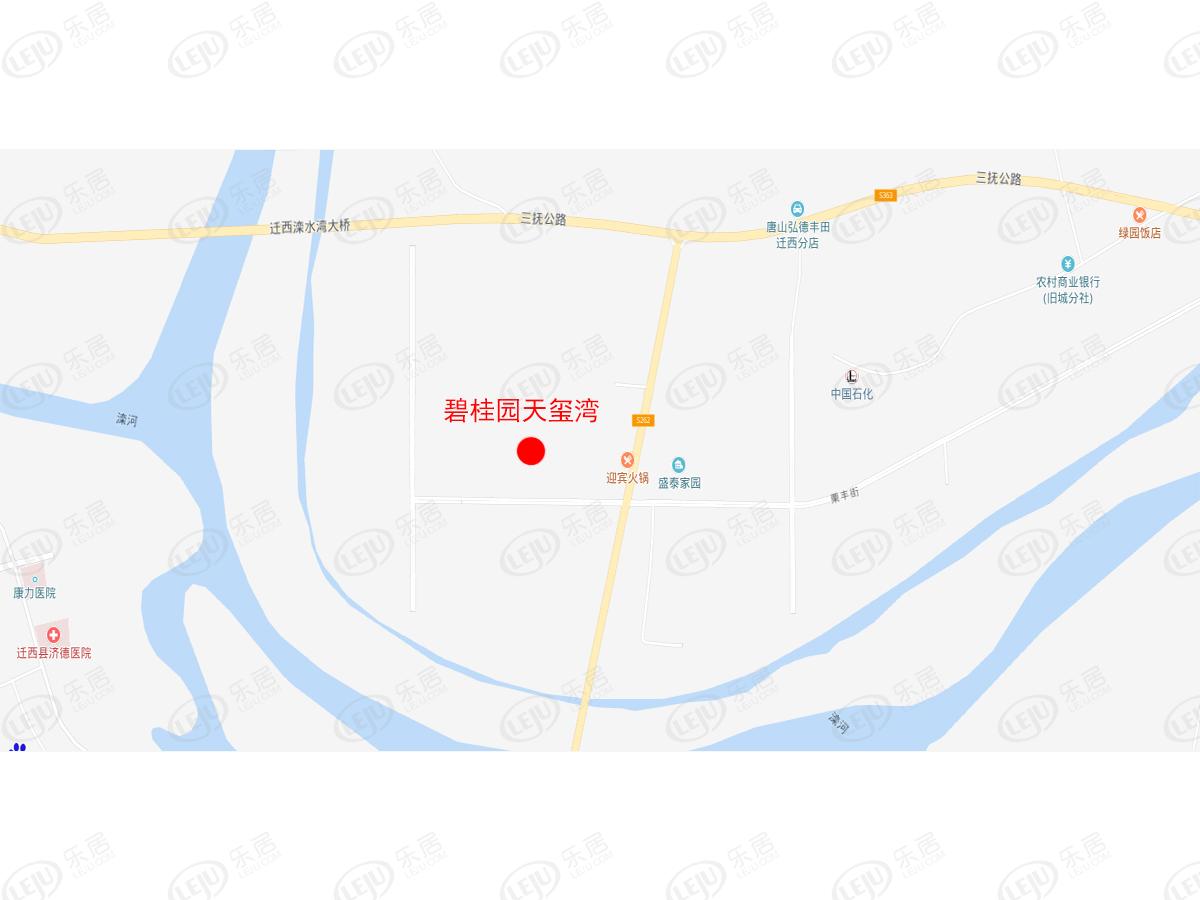 迁西县唐山碧桂园天玺湾价格曝光，约6400元/㎡，户型面积115㎡