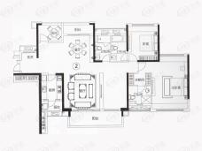 招商公园187211座02户型户型图