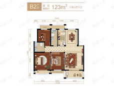 嘉善·小城春秋2室2厅2卫户型图