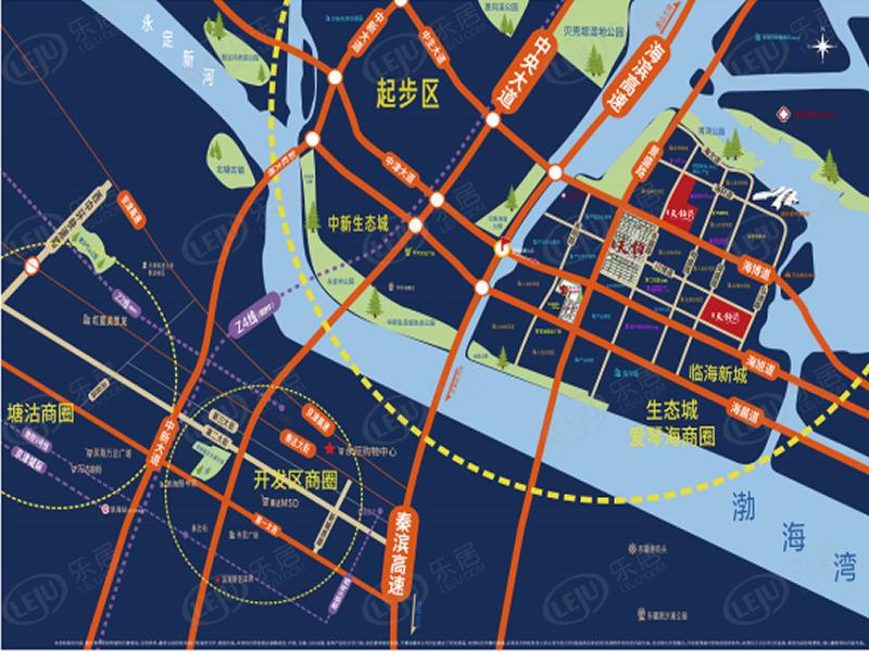 中新生态城商圈红星天铂湾最新价格出来啦，约161万元/套起，户型建面约88㎡