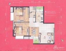 中房胜利小区13-3/4户型：3房2厅1卫户型图