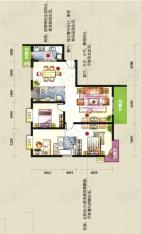 高新红枫林A型结构户型图