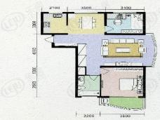 E世纪.城市花园房型: 二房;  面积段: 75 －111 平方米;
户型图